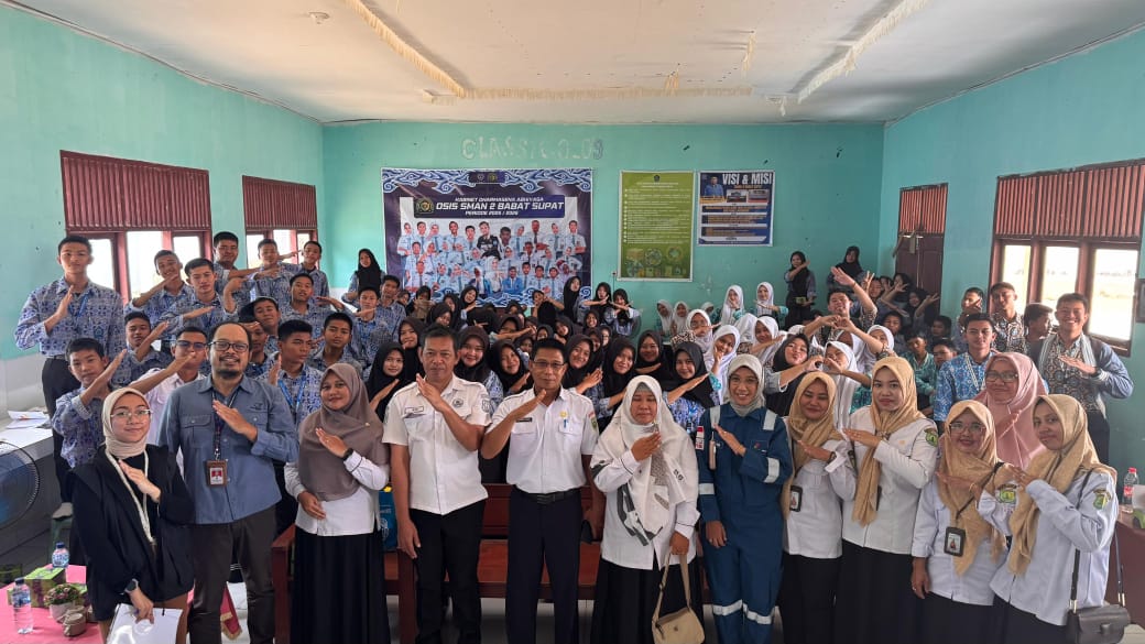 Hulu Migas Road to School Sambangi Babat Supat, Edukasi Energi hingga Tantangan Digital untuk Pelajar