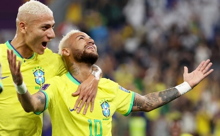  6 Catatan Fantastis Brasil Tekuk Korea Selatan dengan Skor 4-1