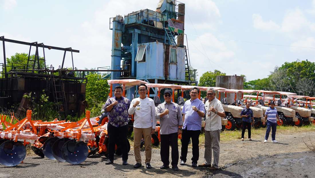 OKI Dapat Bantuan Ratusan Alsintan dari Kementan RI, Ini Tujuannya