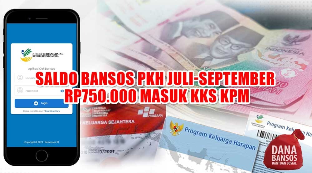 HORE, Saldo Bansos PKH Juli-September Rp750.000 Masuk KKS KPM, Cek Namamu di Sini