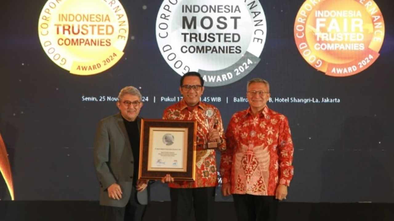 Unggul dalam Tata Kelola, BRI Dinobatkan Sebagai The Most Trusted Company 2024