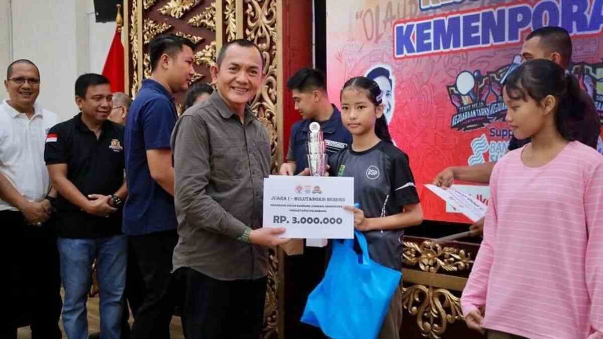 Pj Sekda Kota Palembang Tutup Kejuaran Tarkam Kemenpora di Kota Palembang, Ajang Cari Bibit Atlet Muda 
