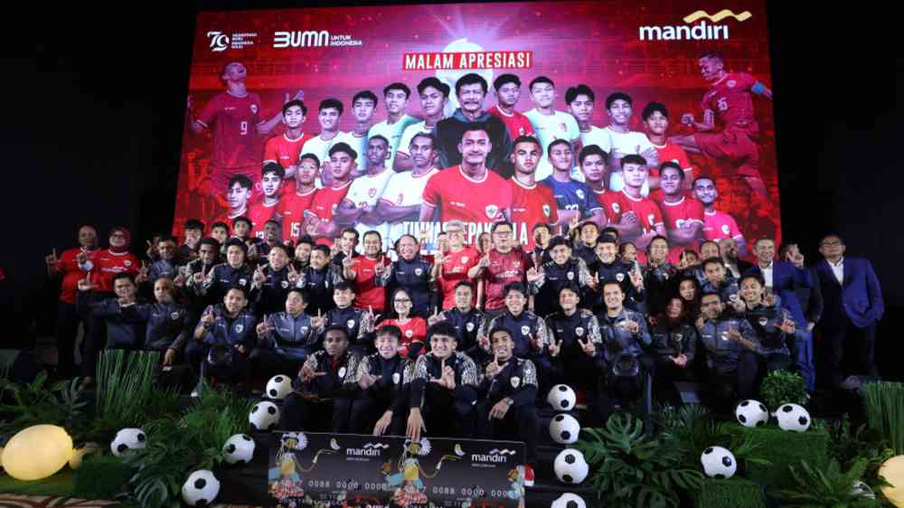 Timnas Indonesia U19 Dapat Dana Pembinaan Rp1 Miliar, Bank Mandiri Beri Bonus Prestasi Garuda Nusantara