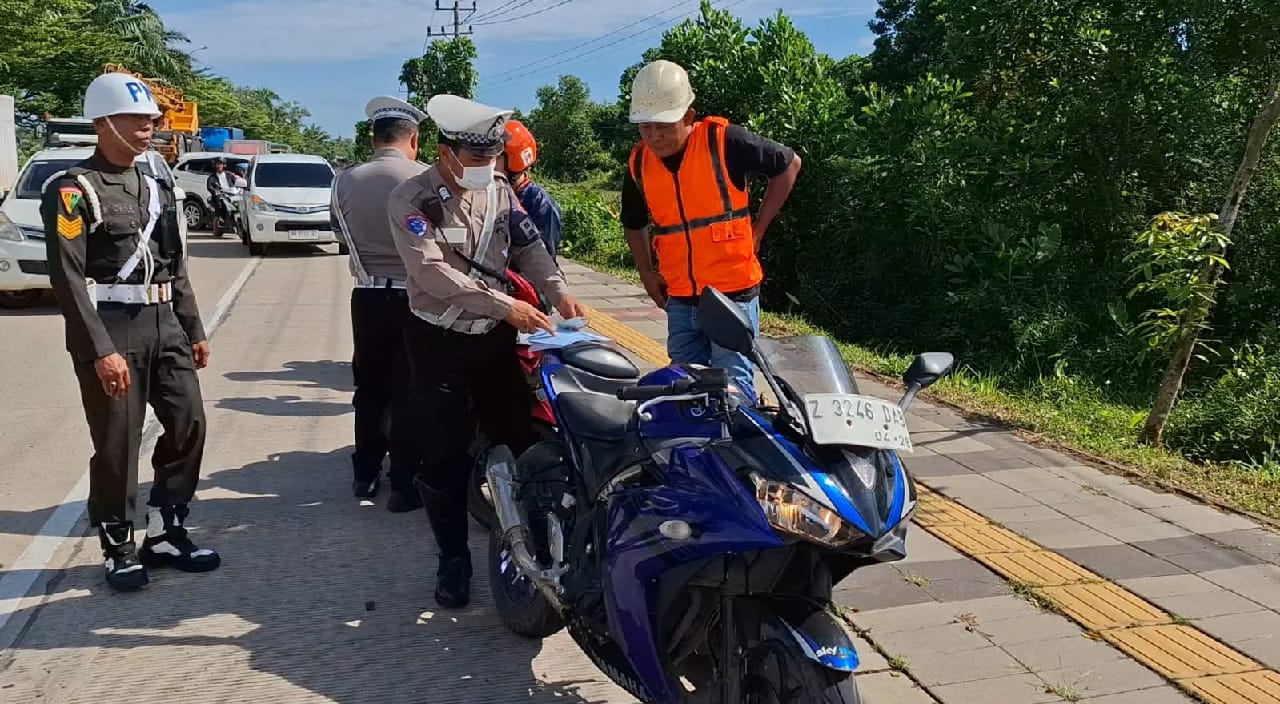 Tilang 10 Sepeda Motor, Pihak Polrestabes Palembang Terus Jalankan Operasi Patuh Musi 2025