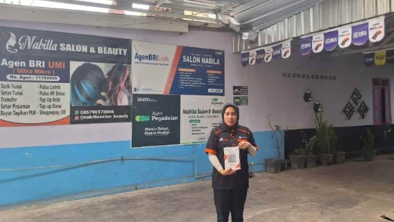 Dapatkan Pemberdayaan BRI dan Jadi AgenBRILink, Usaha Salon di Kediri Ini Makin Cuan