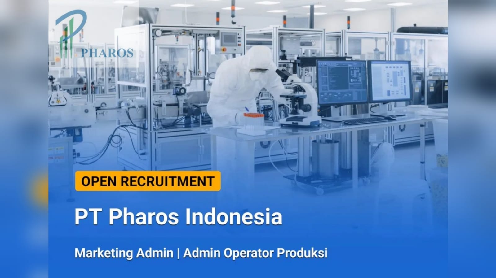 PT Pharos Indonesia Buka Lowongan kerja Terbaru Untuk Lulusan SMK, D3, dan S1 