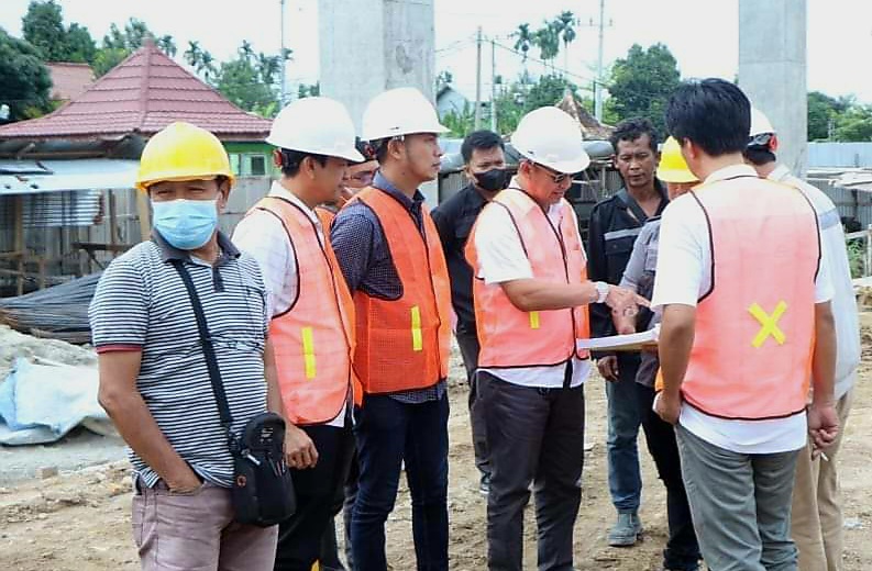Tinjau Pembangunan RSUD, Ketua Komisi II DPRD Kabupaten OKU Selatan:Semoga Selesai Tepat Waktu