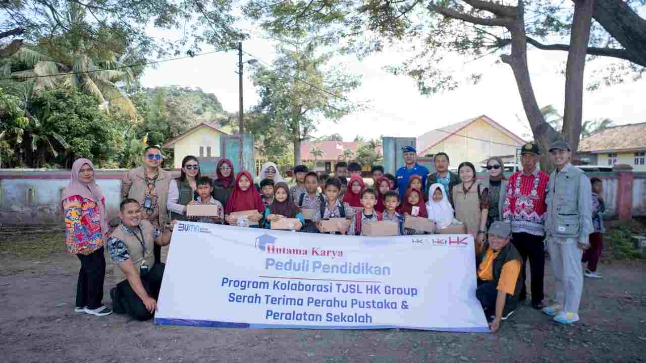 HK Luncurkan ‘Perahu Literasi’, Wujudkan Akses Pendidikan hingga Pulau Terpencil