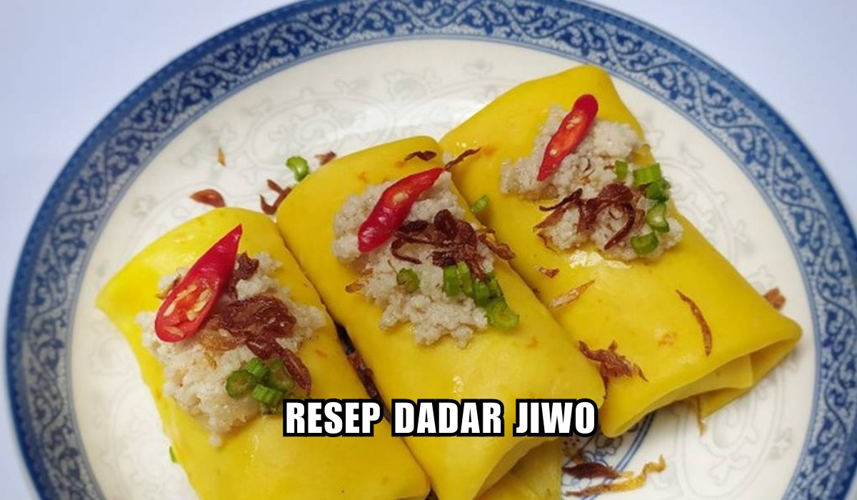 Wajib Coba! Ini Resep Dadar Jiwo, Kuliner Khas Wong Palembang yang Super Nagih