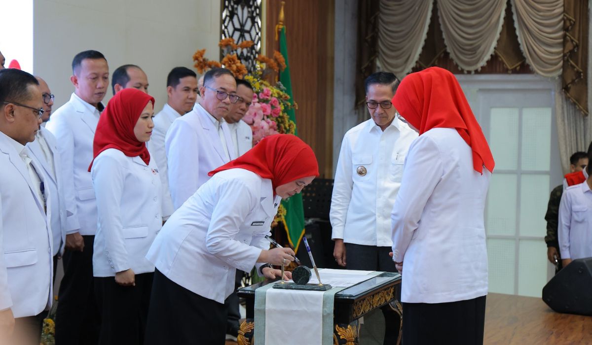 PMI Palembang 2025–2030 Resmi Dilantik, Wali Kota Ratu Dewa Minta Proaktif Jaga Kebutuhan Darah
