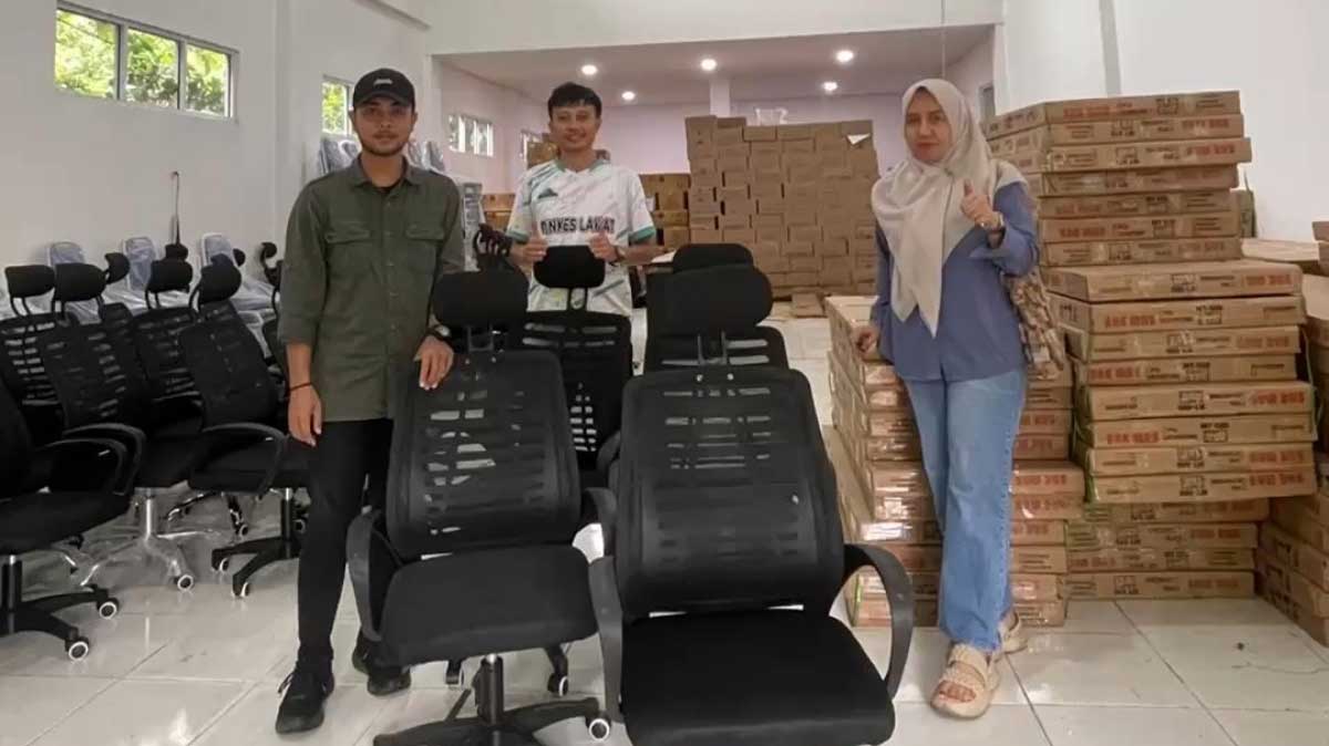 Layanan Prima Tanpa Antre! PKM Perangai Lahat Terima Mebel Baru, Kini Pasien Jadi Prioritas Utama