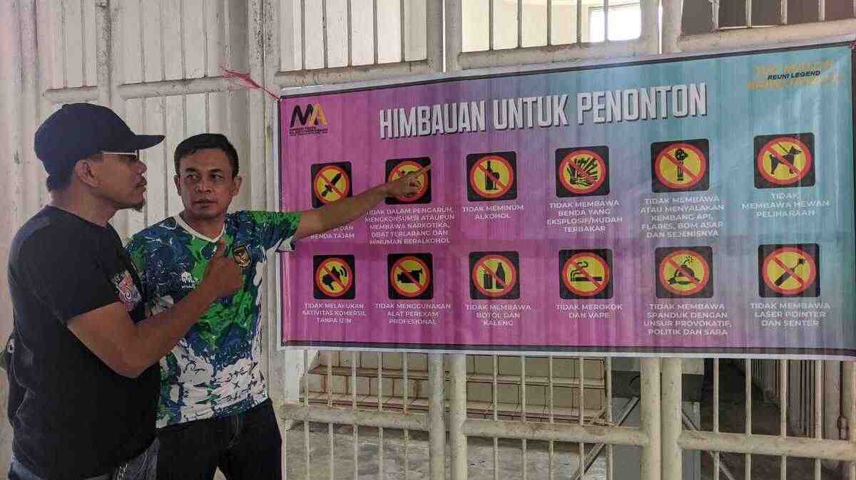Big Match Reuni Legend Sriwijaya FC, Penonton Wajib Patuhi Aturan Ini Jika Ingin Datang ke Stadion Jakabaring