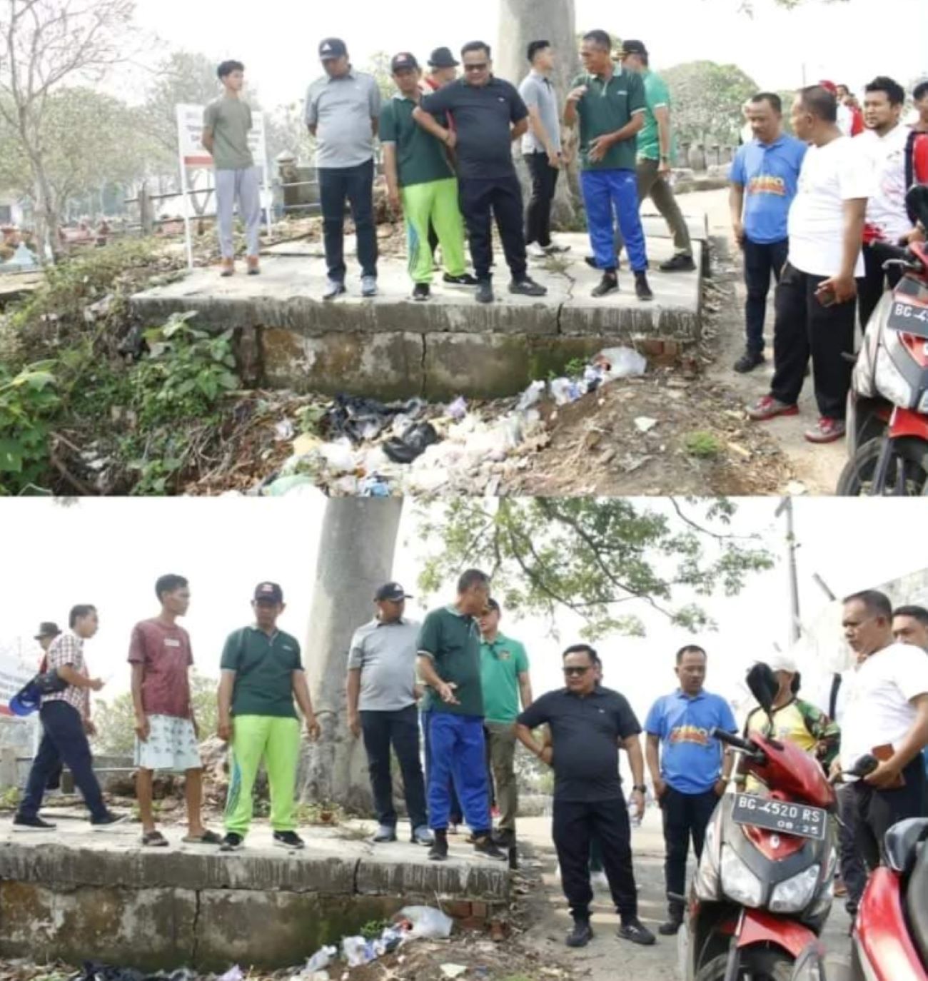 Pj Wali Kota Lubuklinggau Pantau Tempat Pembuangan Sampah di Daerah Aliran Sungai, Inilah Penampakannya