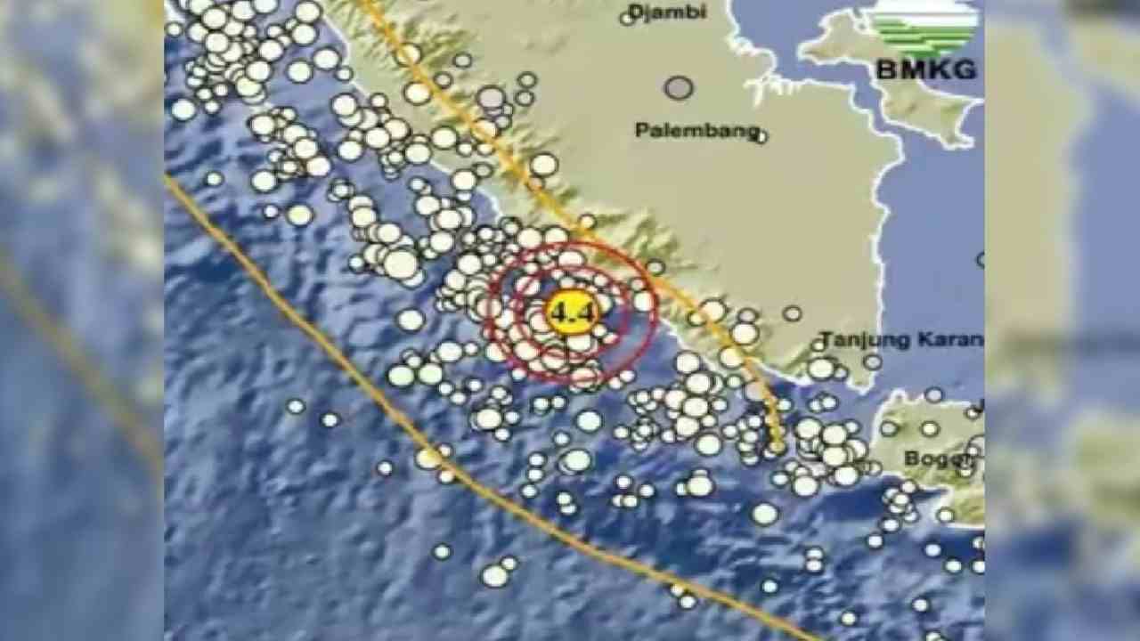 Gempa 4.4 Magnitudo Guncang Kaur Bengkulu, Kedalamannya 29 Km, Tak Berpotensi Tsunami