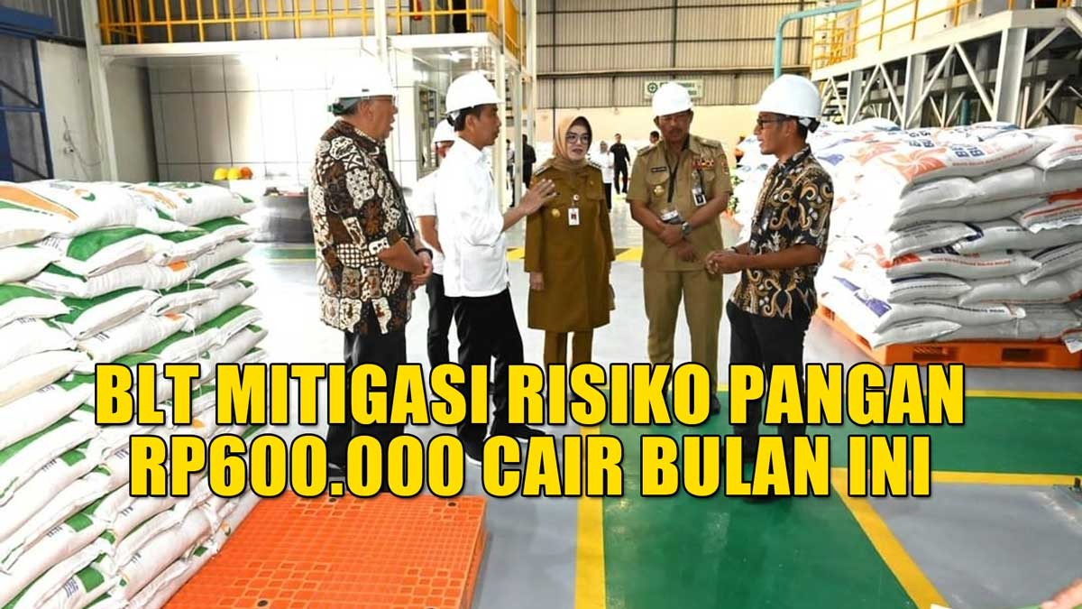 AKHIRNYA! BLT Mitigasi Risiko Pangan Rp600.000 Cair Bulan Ini, Pastikan Nama Anda Terdaftar di Sini