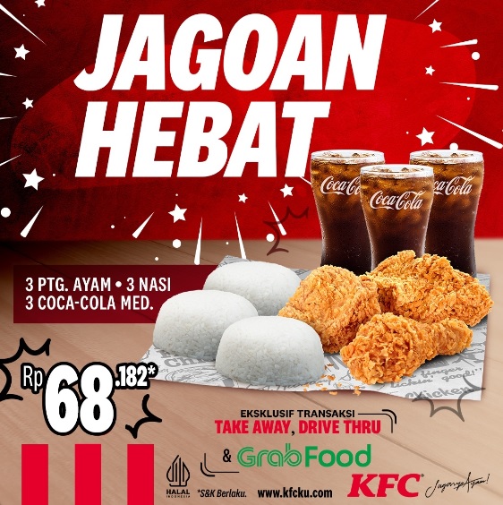 Segera Kunjungi Outlet KFC, Ada Promo KFC Terbaru, Cukup Bayar Rp60an Bawa Pulang PORSI HEBAT