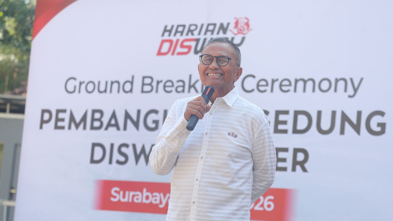 Groundbreaking, Harian Disway Siapkan Gedung Kantor Baru