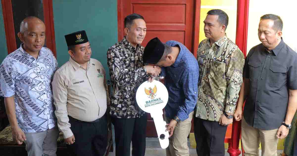 Faisal Lebaran di Rumah Baru dari Pj Walikota Palembang Ratu Dewa, Dulu Korban Kebakaran
