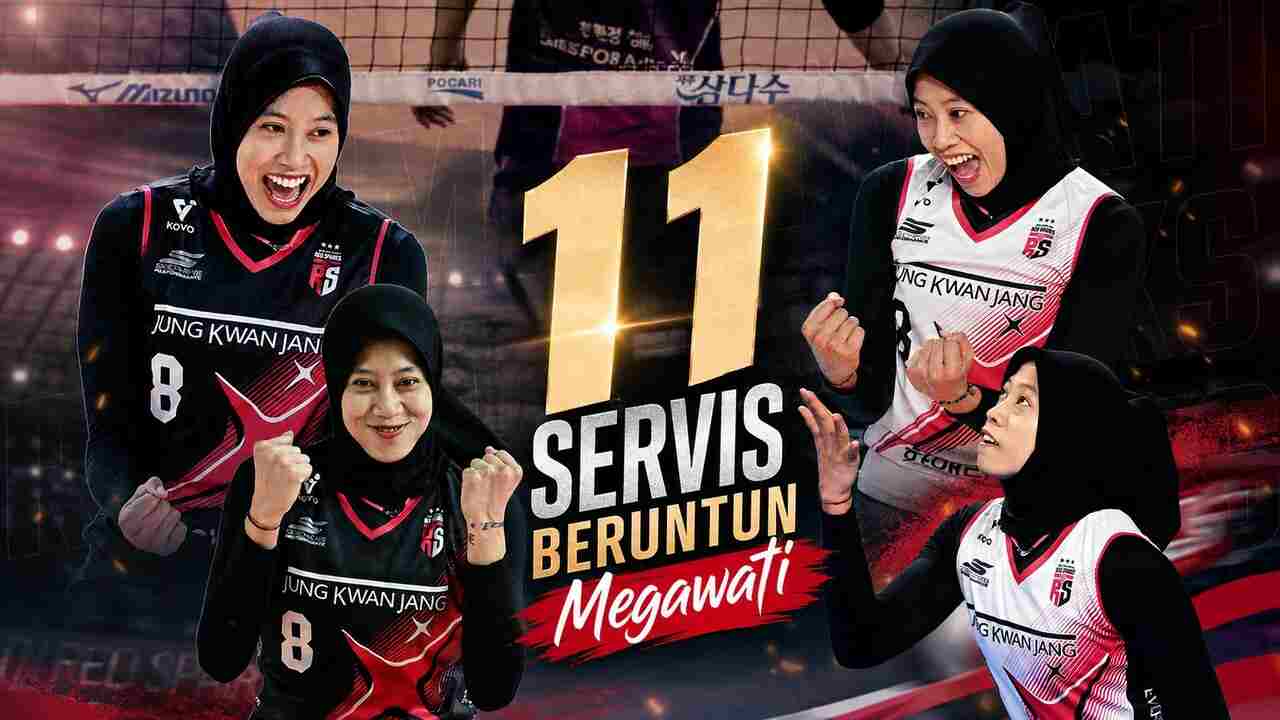Flashback! Megawati Hangestri Pernah Teror Hyundai Hillstate dengan 11 Servis Beruntun