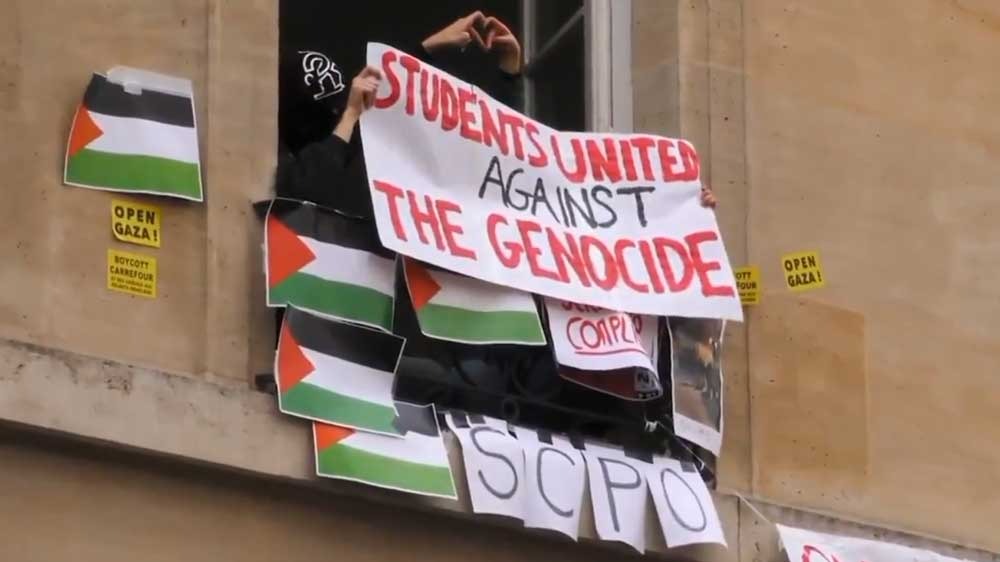Aksi Pro Palestina Merambah ke Kampus Ternama di Perancis, Kutuk Kekejaman Israel