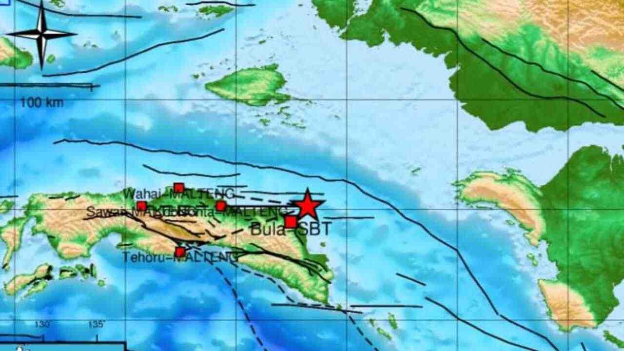 Gempa 4.3 Magnitudo Siang Ini Guncang Seram Bagian Timur Maluku, Cek Update Pusat Gempa Regional IX Ambon