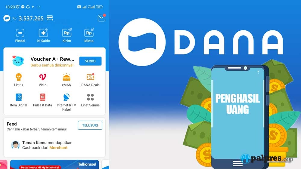   Buruan Download Aplikasi Ini, Saldo DANA Gratis Hingga Rp300.000 Langsung Masuk ke Dompetmu