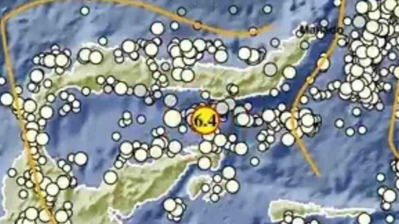 Gempa Bermagnitudo 6,4 Guncang Bone Bolango pada Kedalaman 103 Kilometer, Tidak Berpotensi Tsunami