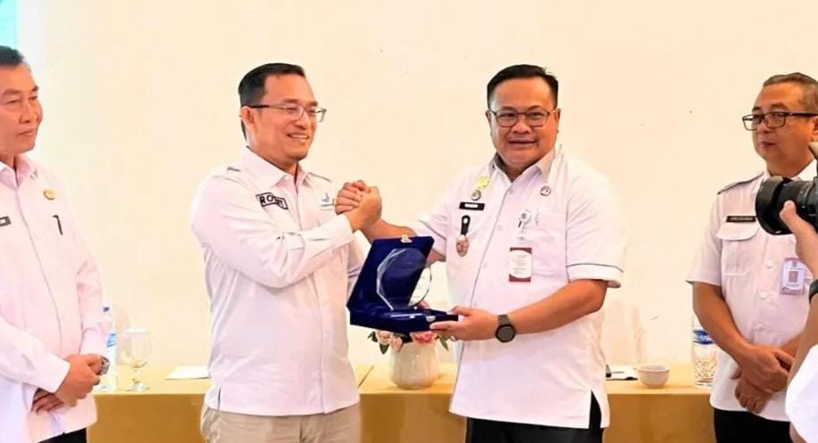 Sekda Lubuk Linggau H Trisko Defriyansa Pimpin Rapat  Monev Program Prioritas Nasional Keamanan Pangan Terpadu