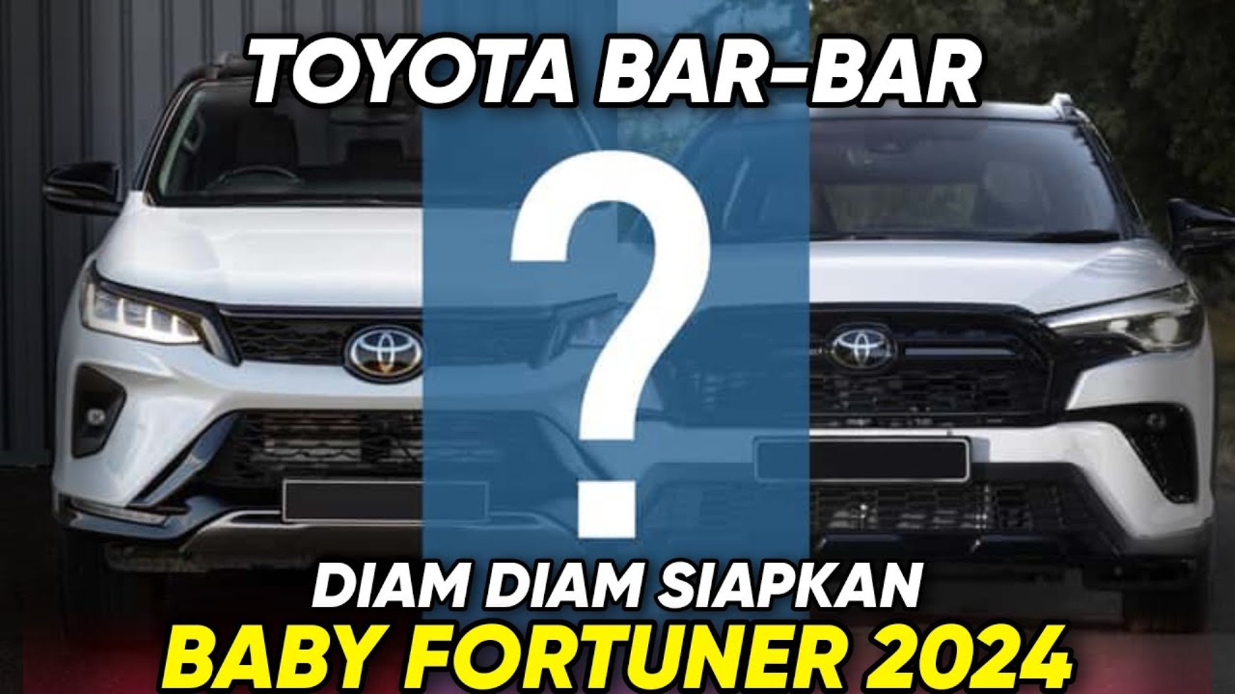 Toyota Siapkan SUV Baru Lagi, Bayi Fortuner Siap Meluncur di 2024, Penasaran? Ini Spesifikasinya