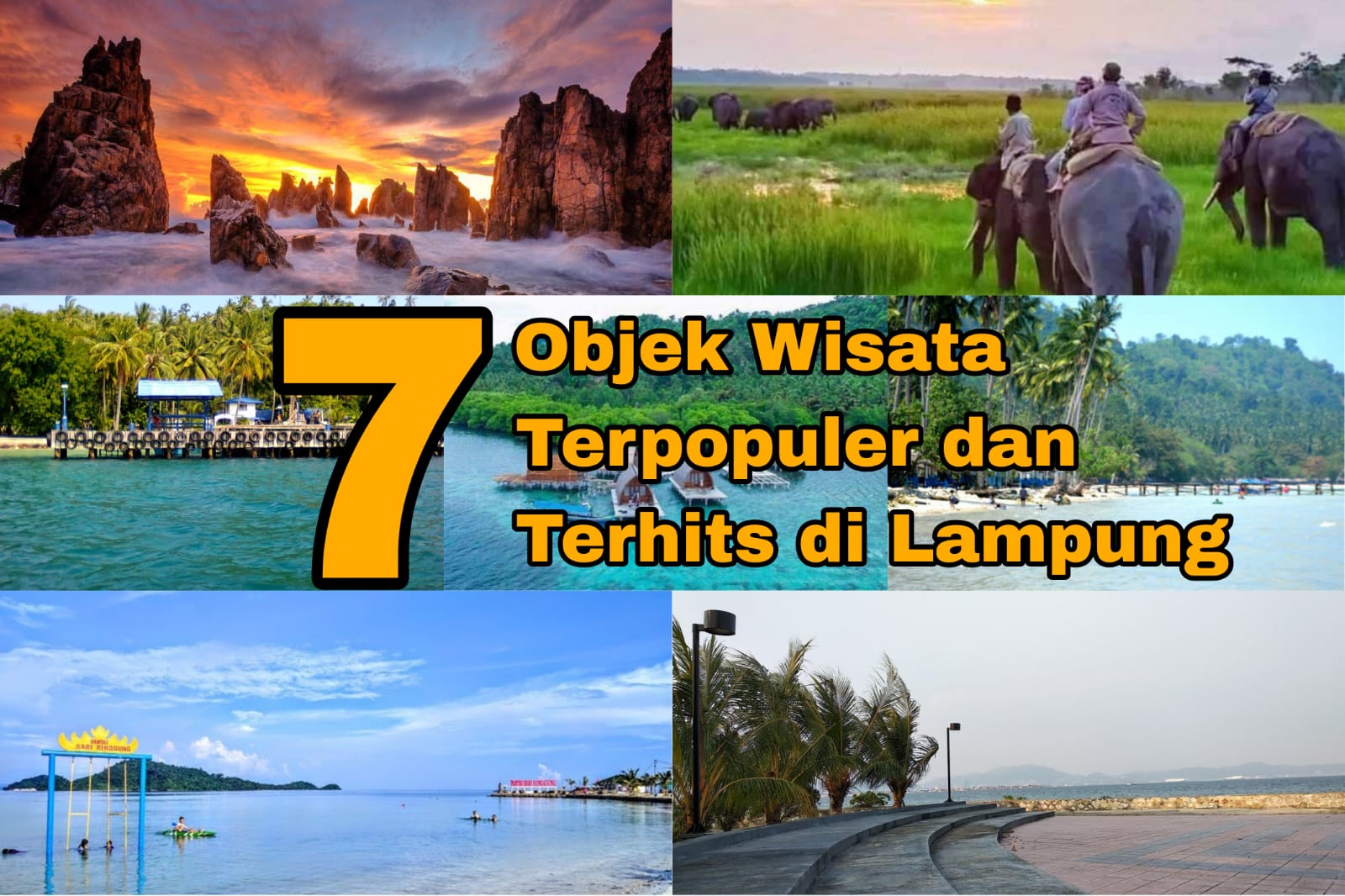 7 Objek Wisata Alam Terpopuler dan Terhits di Lampung, Kamu Bisa Berinteraksi dengan Gajah