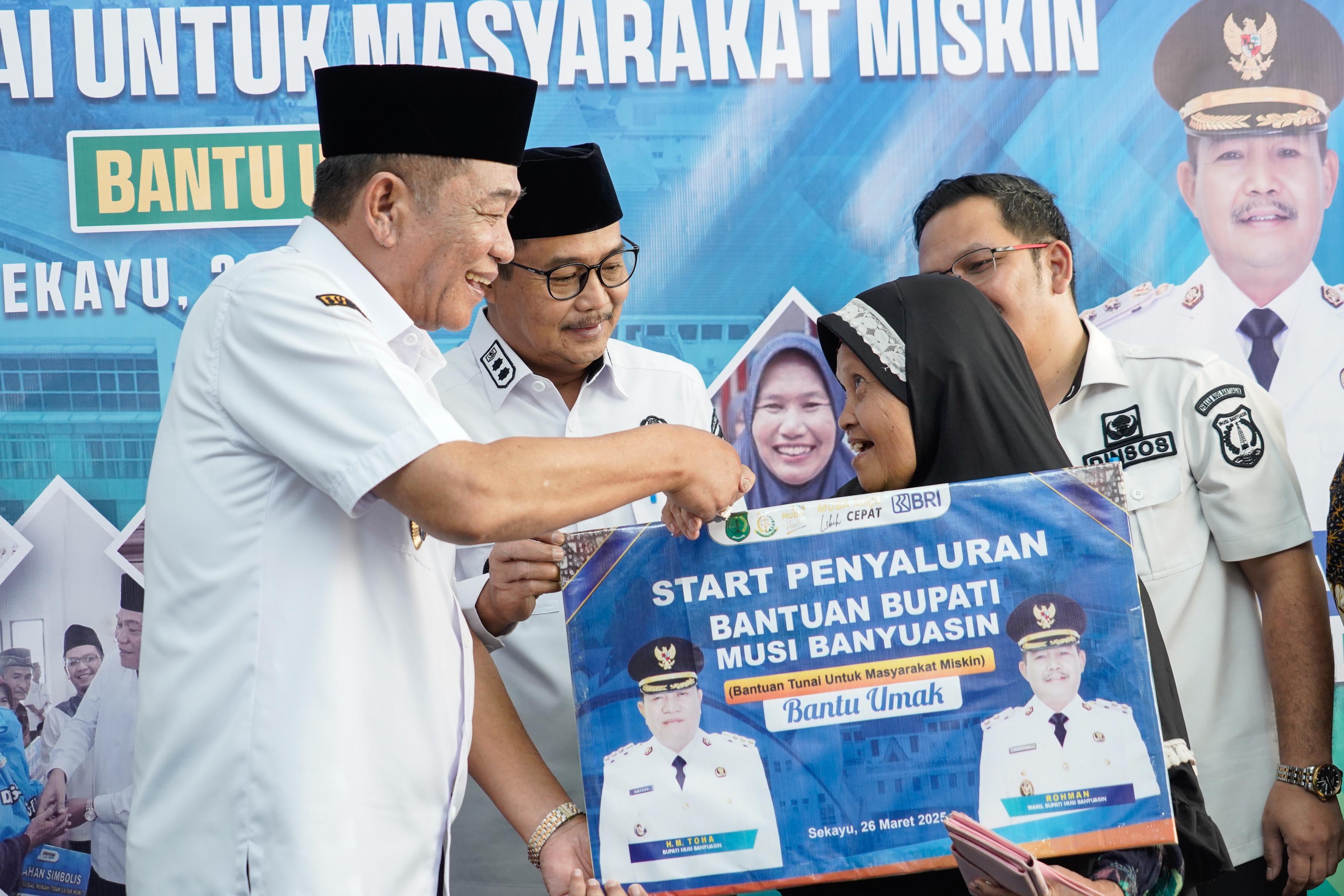 'Bantu Umak' Berhasil Turunkan Angka Kemiskinan di Muba, Ini Kata Bupati HM Toha 