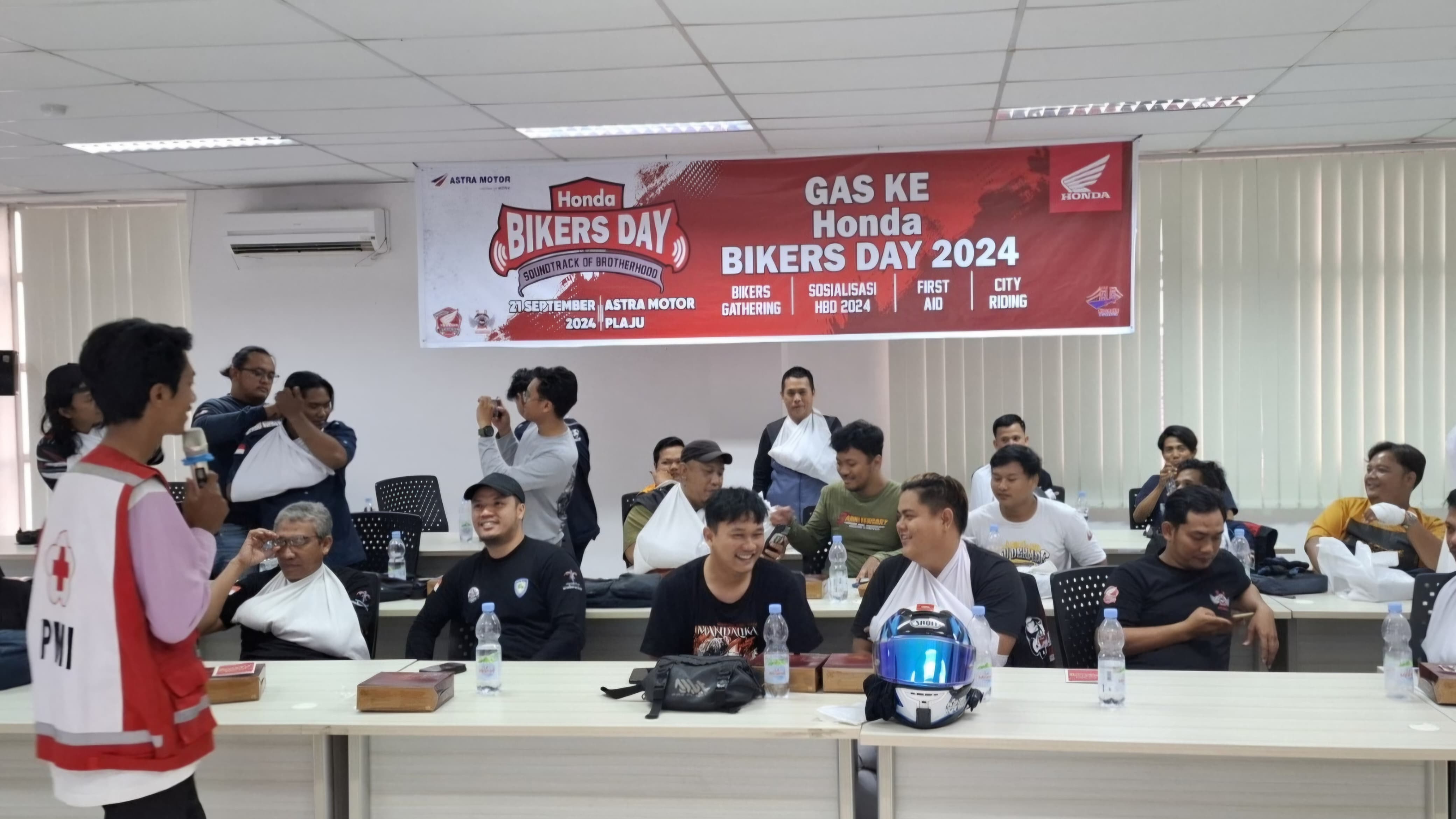 Astra Motor Sumsel Bareng Komunitas Lakukan Persiapan Jelang Honda Bikers Day 2024