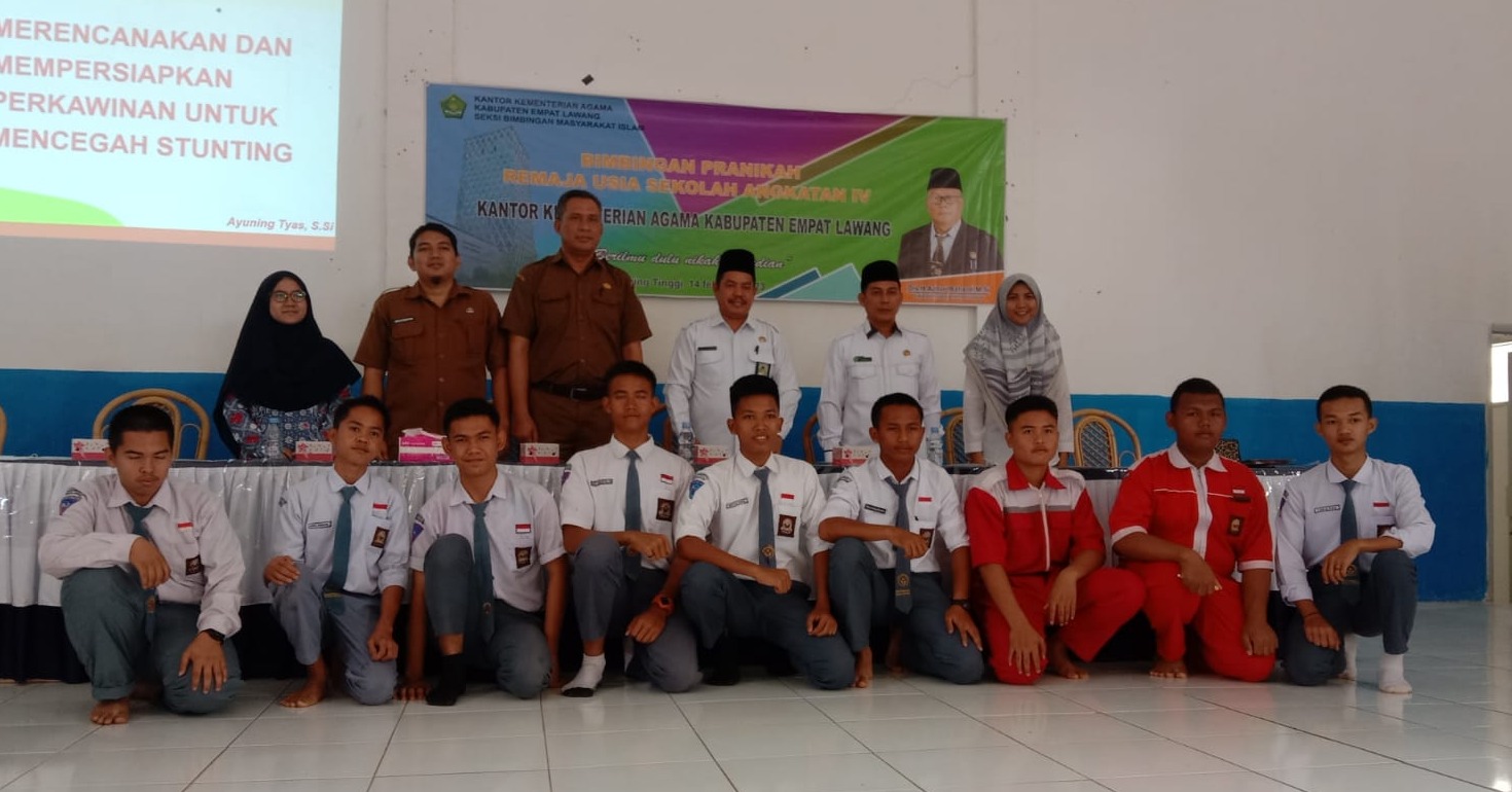 Kemenag Empat Lawang Sambangi Sekolah Ajak Siswa Hindari Pernikahan Dini, Begini Lho Dampaknya 