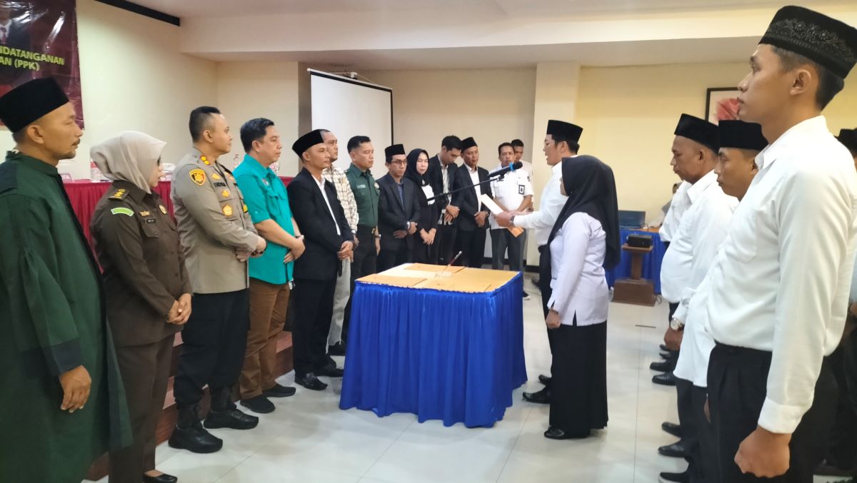 40 Panitia Pemilihan Kecamatan Dilantik, yuk Simak Pesan Ketua KPU Lubuklinggau
