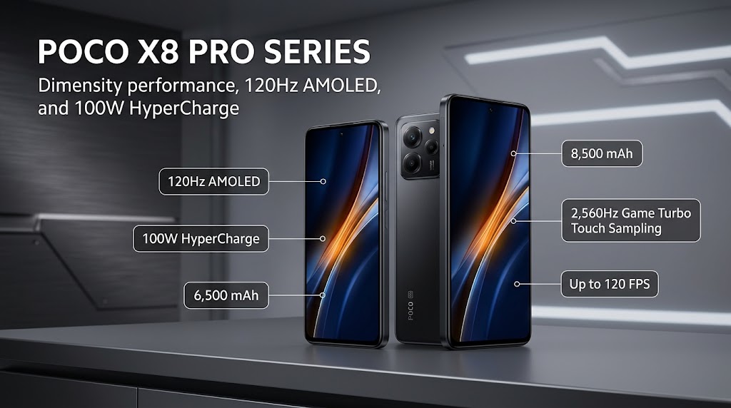 HP Gaming Monster! Poco X8 Pro dan X8 Pro Max Resmi Rilis, Bawa Baterai 8.500 mAh dan Dimensity Seri Atas