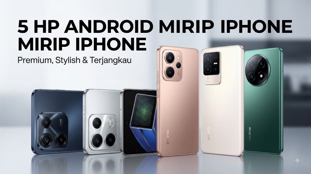 Tampilan Mewah Ala HP Flagship: Deretan Smartphone Android Berdesain Premium dengan Harga Jauh Lebih Murah