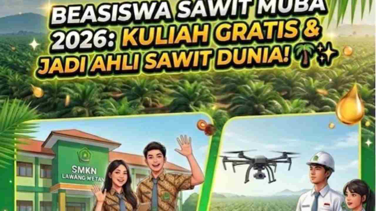 Kesempatan Emas! Beasiswa Penuh untuk Generasi Muda Muba Jadi Ahli Sawit Dunia