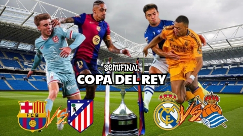  Semifinal Copa del Rey Barcelona vs Atletico dan Madrid vs Real Sociedad, Mana Jagoanmu?