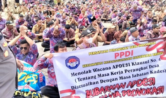 Ribuan Kepala Desa Tuntut Perpanjang Masa Jabatan Kades 9 Tahun, UU Kades Diminta Masuk Proglenas 2023