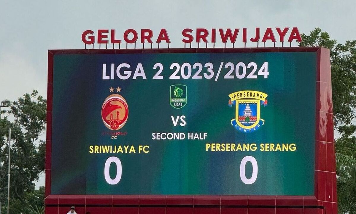 Sriwijaya FC vs Perserang Serang, Skor Akhir 0-0, Laskar Sangkuriang Menelan Turun Kasta