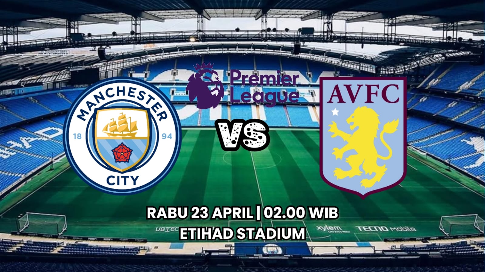 Prediksi Manchester City vs Aston Villa - Preview Liga Primer Inggris, Kabar Tim dan Susunan Pemain