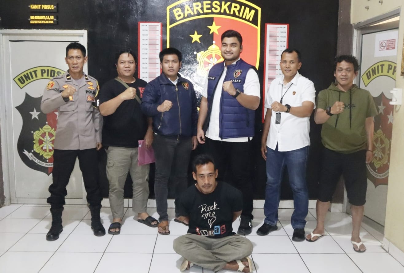Tim Landak Satreskrim Polres Musi Rawas dan Polresta Bandar Lampung Tangkap Pelaku Anirat 