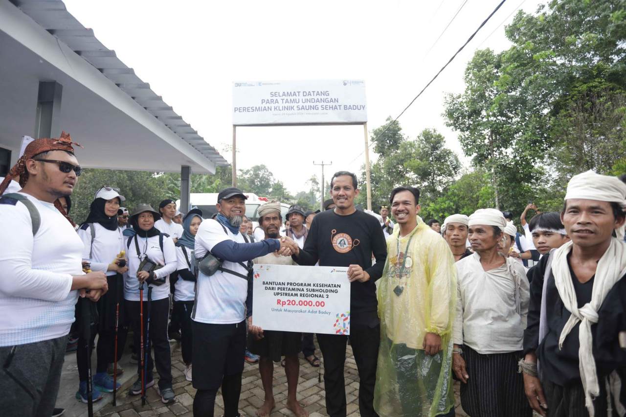 Dukung Kesehatan Warga Adat Baduy, Pertamina Regional Jawa Berikan Donasi Lewat SRI