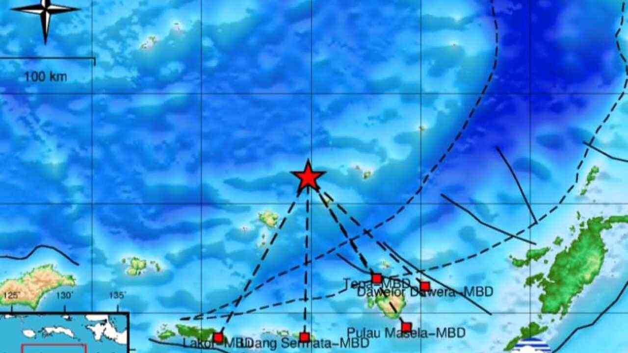 Gempa 4.5 Magnitudo Guncang Maluku, Update Pusat Gempa Regional IX Ambon Pagi Ini