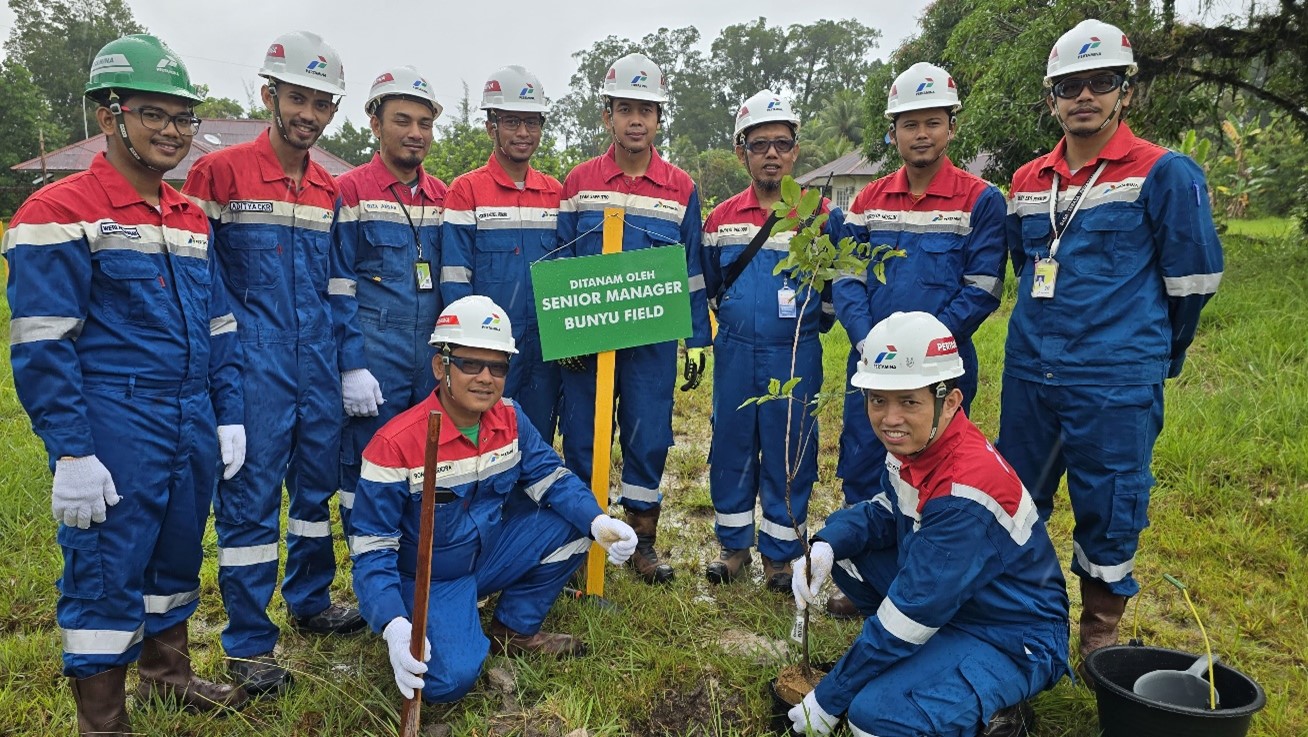 Pertamina EP Bunyu Field dan Tarakan Field Hijaukan Area Operasi di Kalimantan Utara