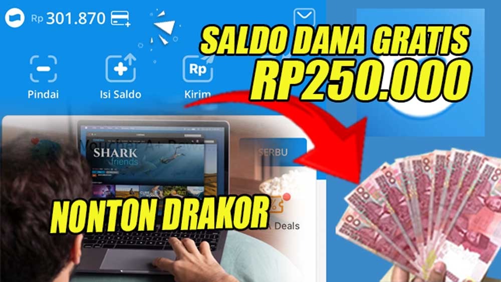 Full Senyum! Nonton Drakor Bisa Dapat Saldo DANA Gratis Rp250 Ribu, Pasti Langsung Cair