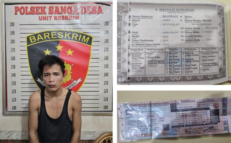 Buron Setahun Kasus Curas, Warga Desa Macang Sakti Ditangkap Polsek Sanga Desa