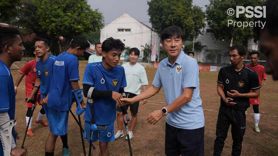 PSSI Lewat Shin Tae-yong Undang Timnas Indonesia Amputasi Nonton Langsung Skuad Garuda vs Australia di SUGBK