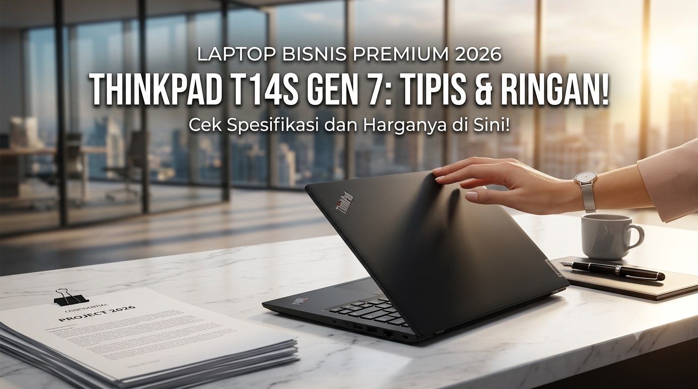 Lenovo ThinkPad T14s Gen 7: Laptop 14 Inci yang Ringannya Seperti Kertas, Layak Dibeli?