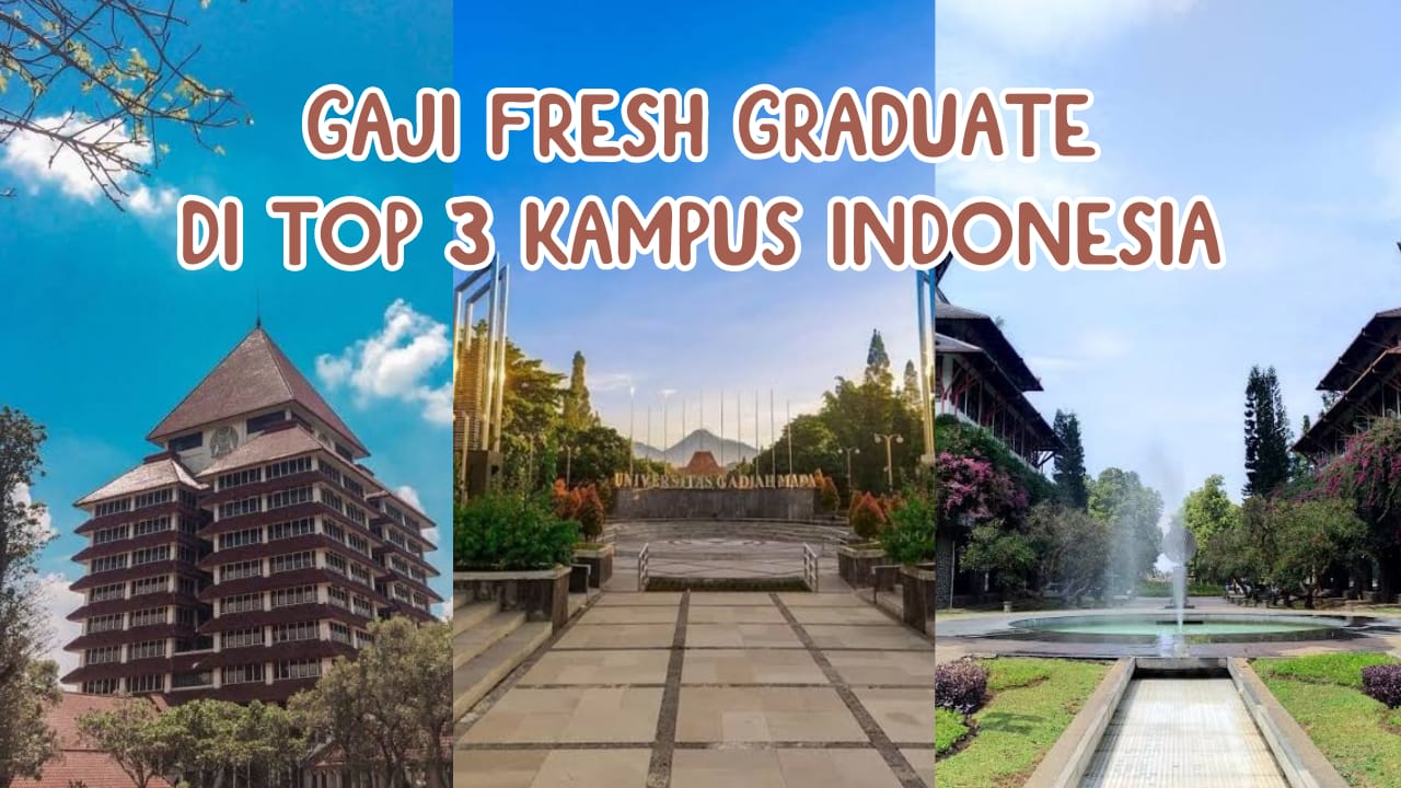 Daftar Gaji Fresh Graduate di TOP 3 Kampus Terbaik versi QS WUR 2024, Ada yang Nominalnya 2 Digit Loh